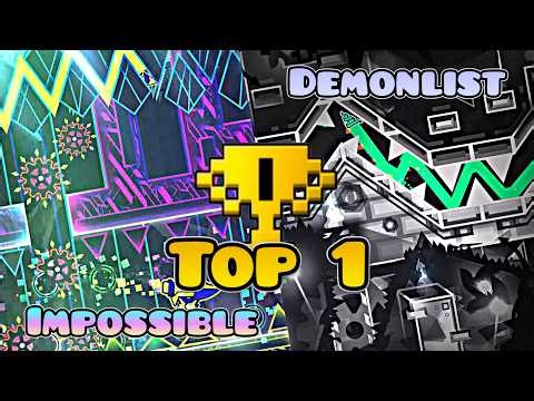 Compilation of All List Top 1 Levels | Geometry Dash [4K]