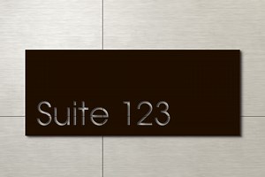 Modern Acrylic Glass Suite Number Sign - Personalized Office Door Plaque - Etsy