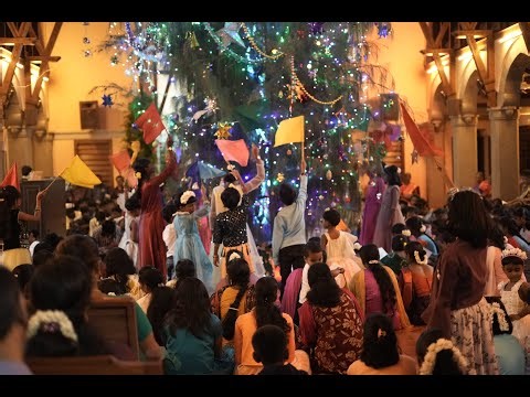 Singing around the Christmas Tree