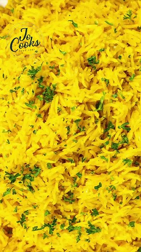 47K views · 698 reactions | This delicious light and fluffy Yellow Rice is buttery, steamed in savory chicken broth, and seasoned with fragrant classic Spanish spices! It’s a quick and easy 20-minute recipe layered in flavor that makes a fantastic side dish to any meal! https://www.jocooks.com/recipes/yellow-rice/ | JoCooks | Facebook