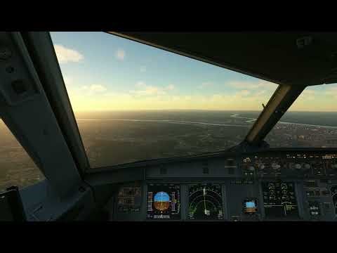 Landing in Belgrade | Fenix a320 | Smooth landing