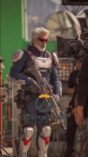 AI Made an Overwatch Movie SET?! Tracer & Mercy Tracer, Mercy, Reinhardt R.I.P. Cosplay