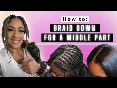 How to: Braid Pattern for a Middle Part Sew in