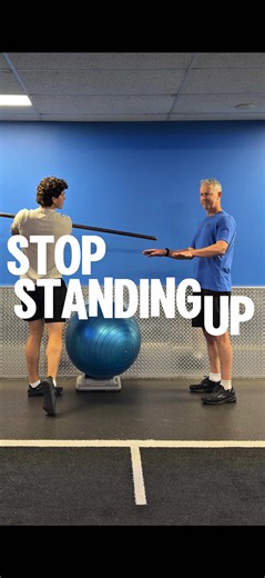 STOP STANDING UP 👇 Here are 2 drills to fix it: 1. Step Back and Pull Stepping back with your left leg while rowing with your left arm forces your body to resist early extension. It trains you to stay in your posture. 2. Stag Stance & Rotate With your right leg back and the club across your chest, rotate and focus to have your right shoulder down while making the turn. Emphasis is on your upper body rotation and teaching you to keep your spine angle throughout the swing. Save this if you’re sta