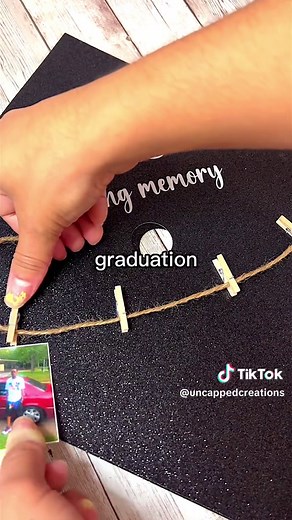 DIY Grad Cap with Pictures: Unique Graduation Cap Idea