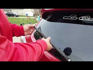 Mazda 3 rear wiper replacement
