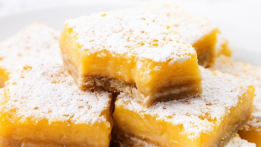 Zesty Lemon Bars with a shortbread crust