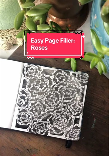 Easy Page Filler: Roses Drawing Tutorial