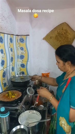 Morning breakfast masala aloo dosa recipe # healthy tiffin #youtube #viralvideo # vycookingfood