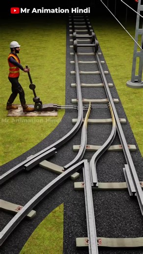 Train Track Switching Explained Through Animation