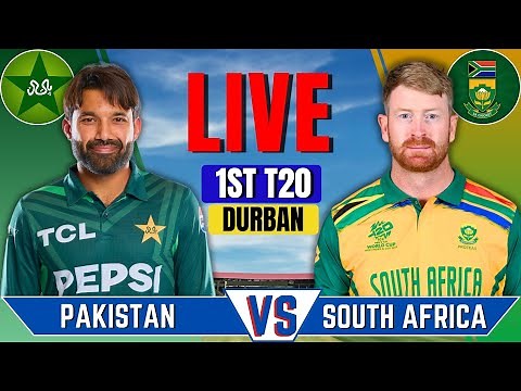 Pakistan vs South Africa, 1st T20 | Live Cricket Match | PAK vs SA Live Match Today | PAK Batting