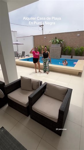 Alquiler de casas de playa para 20 personas en Punta Negra