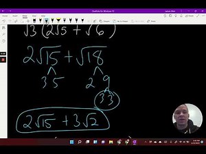 Multiplying Radicals using Distributive Property