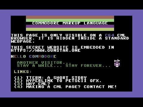 Introducing CML: Commodore markup language