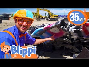 Blippi Explores an Excavator! | BEST OF BLIPPI TOYS! | Construction Vehicle Videos for Kids - Videos For Kids