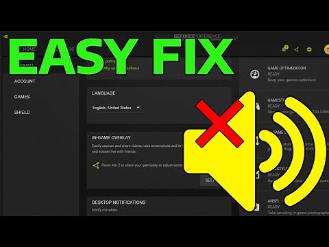 How To Fix No Sound in NVIDIA Shadowplay Recordings (GeForce Experience)