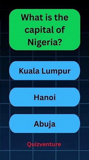 Capitals Quiz Game | Test Your Geography IQ 🌍