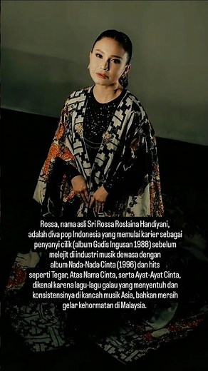 sejarah singkat " ROSSA " #sejarahsingkat #rossa #penyanyi #penyanyiindonesia #shorts #biography