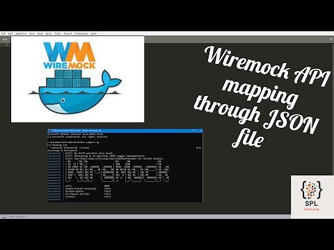 Wiremock API mapping | API mapping through JSON file | Using docker compose