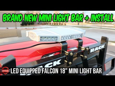 Installing The New Light Bar - Falcon 18" LED Equipped Light Bar - Hanging with Alex Lica