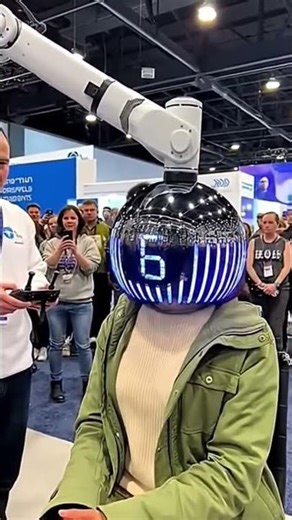 Dubai's Newest Al Salon Robot Will Shock You Al Instant Curl Machine 4.0 Dubais Future Is Here #ai