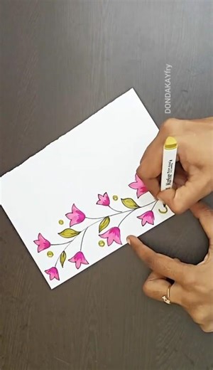 Easy border design|Simple project work design border|Project front page design|Project work design