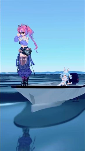 【#hololive mmd】夜の踊り子/船頭ダンス【兎田ぺこら Usada Pekora 綺々羅々ヴィヴィ Kikirara Vivi 】#mmdホロライブ #ホロライブmmd