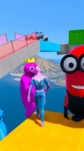 GTA V BLUE FRIEND RAGDOLL FAIL#shorts