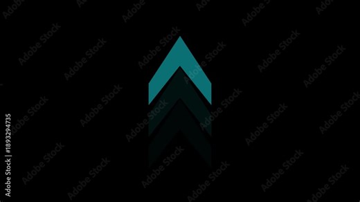 Arrow loading icon concept animation, arrow looping animation loading icon animation. Abstract directional arrow icon animation glowing neon Arrow Loop Animation direction concept arr