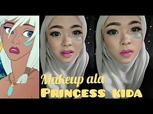 Disney's Atlantis The Lost Empire : TUTORIAL MAKEUP PRINCESS KIDA NEDAKH I By Vapinka Makeup