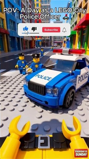 POV: A Day as a LEGO City Police Officer 🚓