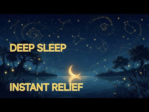 Instant Sleep: 432 Hz Deep Healing Music + 4K Infinity Loop | Stress Relief & Insomnia