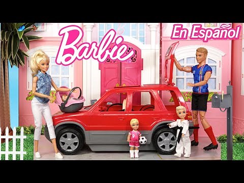 Familia Barbie Ken y sus Bebes Rutina de Fin de Semana