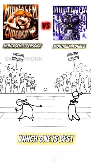 MONTAGEM XONADA 🆚 MONTAGE SUPERSONIC #phonk #funk #driftphonk #phonkagressive #comparison #music