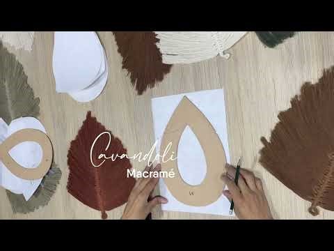 How to make macrame leaves | DIY macrame