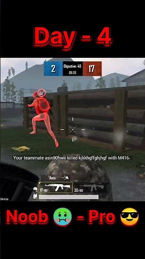 Day 4 noob to pro in PUBG 😱 #pubgmobile #pubg #bgmi #viral #gaming #challenge #noob_to_pro #shorts