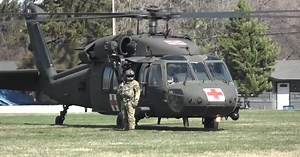 Skyview High School EMT students get training from the Idaho National Guard