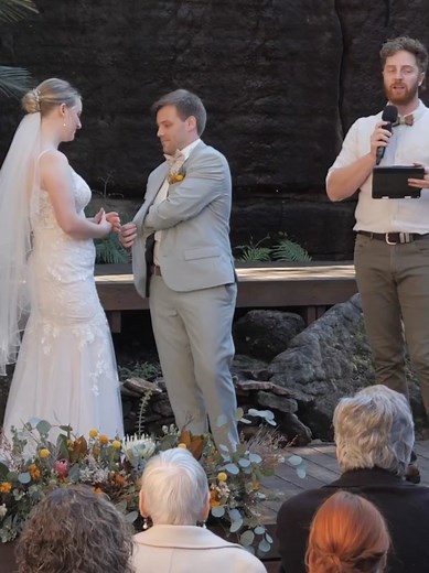Grooms Reaction When They See The Bride - Heartwarming Wedding Ceremony Moment