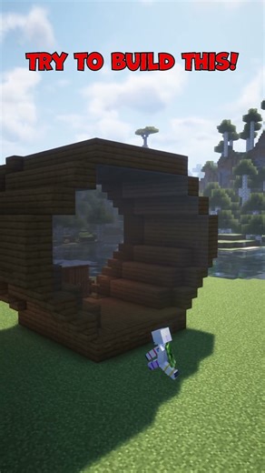 COOL Minecraft Survival House 🔥 #minecraft #shorts #shortsfeed