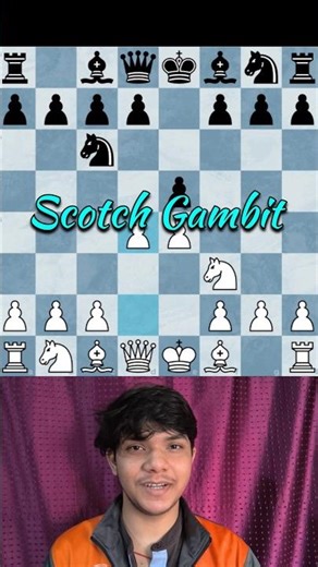 Scotch Gambit Trap Every Beginner Must Know #chess #chesstraps #chesstactics #chessgame
