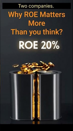 Why ROE Matters More Than You Think? Same Money. Very Different Profits. #howinvestorsanalyzestocks