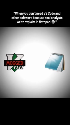 DEVSEC on Instagram: "Real analyst uses Notepad #cybersecurity #notepad #dataprotection #infosec #cyberawareness #networksecurity #digitalsecurity #onlinesafety #ethicalhacking #cyberdefense #cyberthreats"