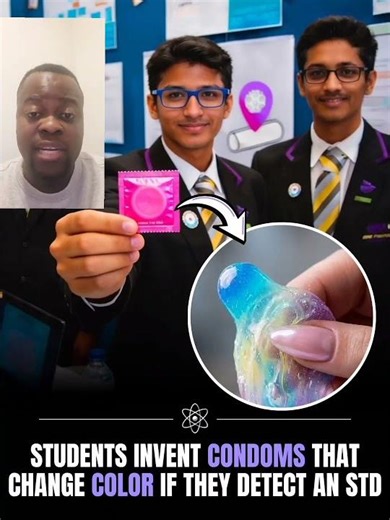 student invent condoms that could detect sexually transmitted infections (STIs) instantly #shorts