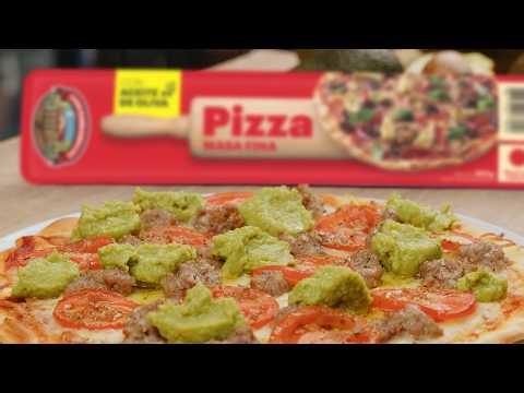 Pizza de carne picada