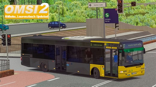 【巴士模拟2】#297 ALU | 波特尔火车站出发到城区 | 尼奥普兰 NEOPLAN N4416