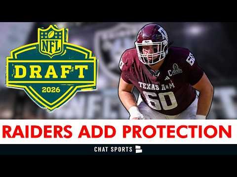 Raiders Draft Security For The Klint Kubiak Offense & Fernando Mendoza In The 2026 NFL Draft