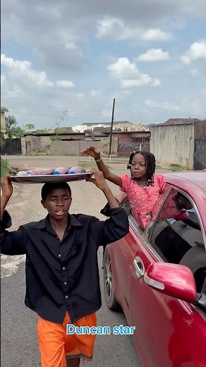 Little girl causing commotion in the street