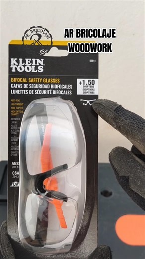 Bifocal safety glasses, model 03614 @Klein Tools Mexico / AR DIY WOODWORK 👍