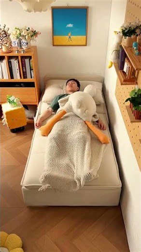 【狭い部屋必見】これで部屋が広くなった！電動ソファベッドが神すぎた😱🛏️ #ソファベッド