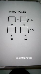 Feeling bored? Here's a math puzzle for you. Find the numbers inside the four boxes. #mindexercise #learning #educational #leisuretime #LeisureActivities | Math Fannatics